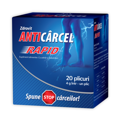 Anticarcel Rapid, 20 plicuri, Zdrovit -