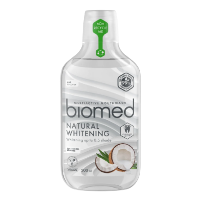 Apa de gura Natural Whitening, 500 ml, Biomed -