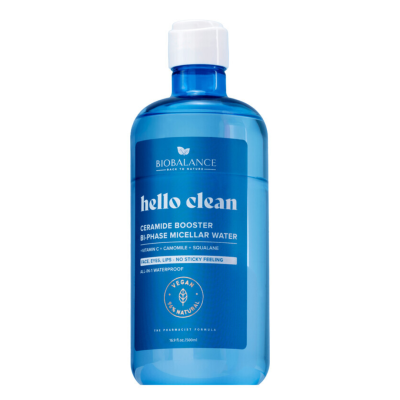 Apa micelara bifazica Ceramide Booster Hello Clean, 500ml, Bio Balance -