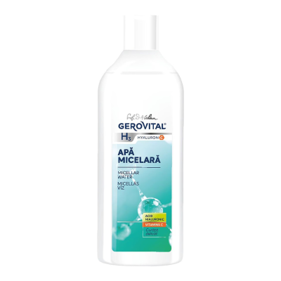 Apa micelara H3 Hyaluron C, 400 ml, Gerovital -