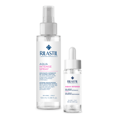 Spray cu acid hialuronic, Aqua Intense, 100 ml, Rilastil -