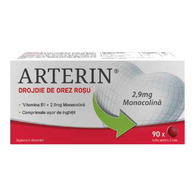 Arterin functionarea normala a inimii, 90 comprimate -