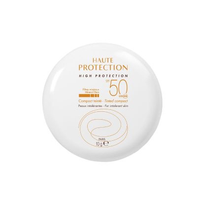 Fond de ten compact cu protectie solara SPF 50+, nuanta Dore, 10 g, Avene -