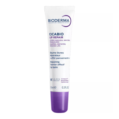 Balsam de buze reparator Cicabio, 10ml, Bioderma -