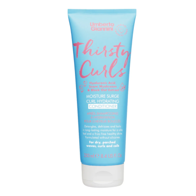 Balsam hidratant pentru parul cret si uscat Thirsty Curls, 250 ml, Umberto Giannini -