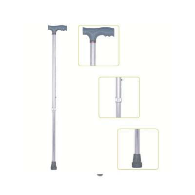 Baston reglabil din aluminiu cu maner ergonomic -