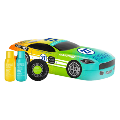 Set calatorie pentru barbati Race Car Tin 3 piese, Baylis & Harding -