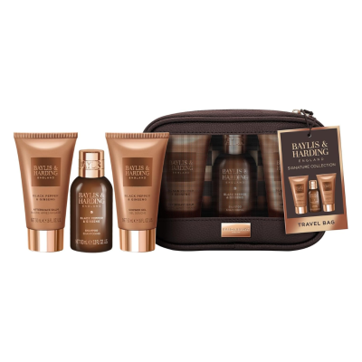 Set cadou cosmetice Men's Black Pepper & Ginseng, 3 piese, Baylis&Harding -