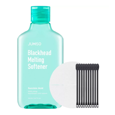 Kit Lotiune de fata pentru puncte negre Blackhead Melting Softener, 150 ml, Jumiso -