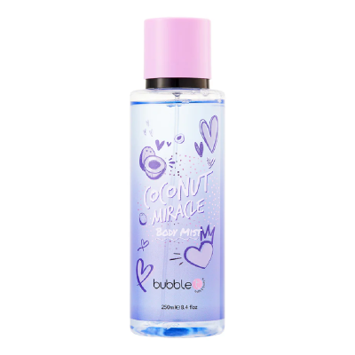 Body Mist cu parfum de cocos, 250ml, Bubble T -