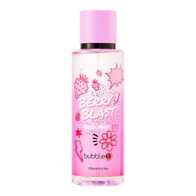 Body Mist cu parfum de fructe de padure, 250ml, Bubble T -