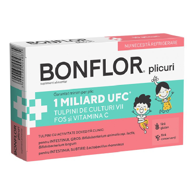 Bonflor Pro Si Prebiotic, 10 plicuri, Fiterman Pharma -