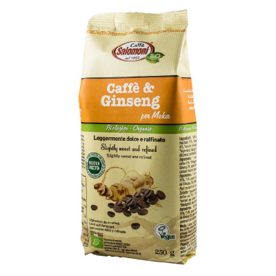 Cafea si ginseng bio, 250g, Salomoni Cafe -