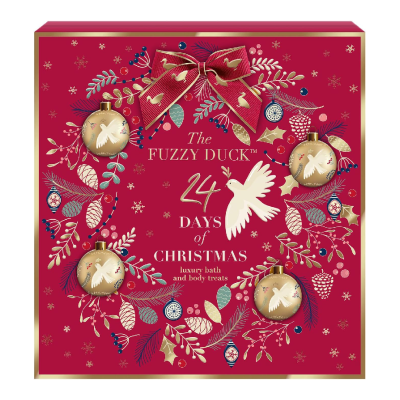 Calendar de advent Duck Winter Wonderland, 24 piese, Baylis & Harding -