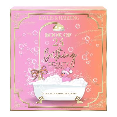 Calendar de advent, Jojoba, Vanilla & Almond Oil Luxury, 24 piese, Baylis & Harding -