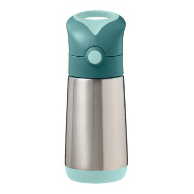 Cana termos cu pai, 12 luni+, Verde, 350 ml, B.Box -