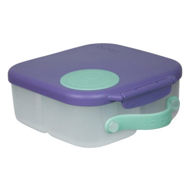 Caserola compartimentata mini LunchBox, 3 ani+, Mov/Verde, B.Box -