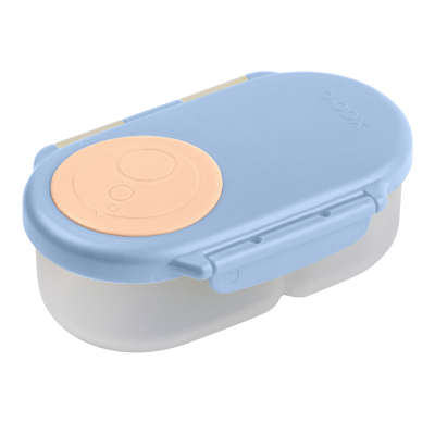 Caserola compartimentata Snackbox, +3 ani, Mov/Bej, B.Box -