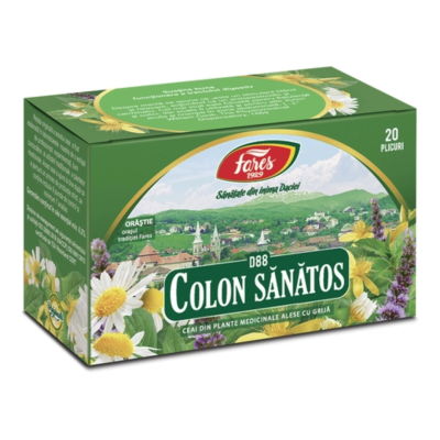 Ceai Colon Sanatos, 20 plicuri, Fares -