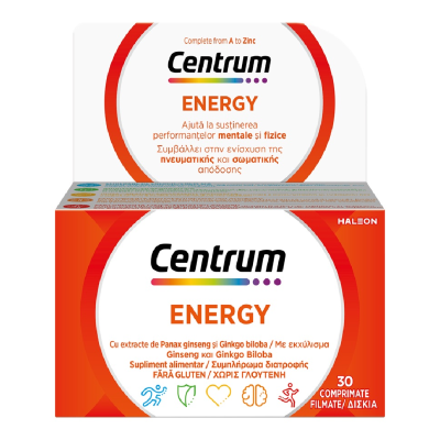 Energy, 30 comprimate, Centrum -