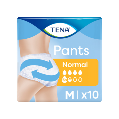 Scutece tip chilot pentru adulti Pants Normal, M, 10 bucati, Tena -