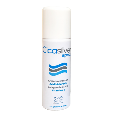 Spray cicatrizant CicaSilver, 125 ml, Sakura Italia -