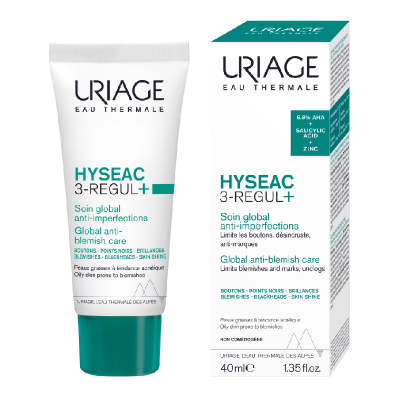 Crema anti-acnee 3-Regul+ Hyseac, 40 ml, Uriage -