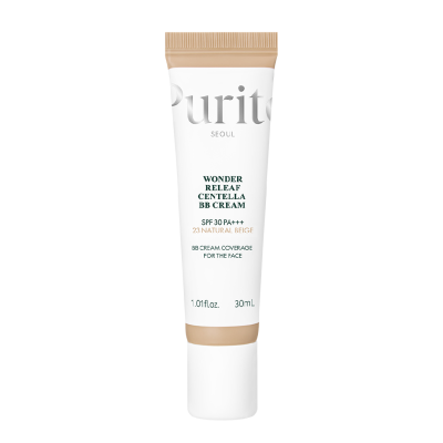 Crema BB multifunctionala cu SPF 30 PA+++, 23 Natural Beige, Wonder Releaf Centella, 30 ml, Purito -