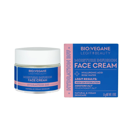 Crema de fata hidratanta, Hydration BFF, 50ml, Bio:Vegane Legit Beauty -