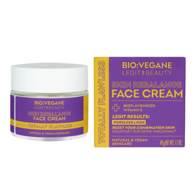 Crema de fata reechilibranta, Totally Flawless, 50 ml, Bio:Vegane Legit Beauty -