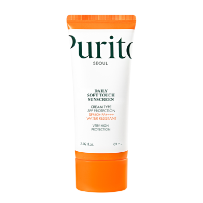 Crema de fata Daily Soft Touch cu factor de protectie SPF 50+, PA++++, 60 ml, Purito -