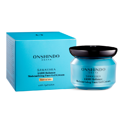Crema-gel hidratanta 24H pentru fata, cu complex Hydraskin, 50 ml, Onshindo Osaka -