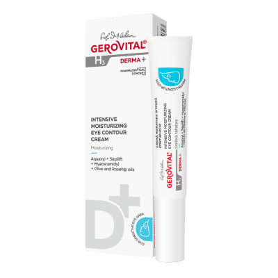 Crema conturi ochi pentru hidratare intensa H3 Derma+, 15 ml, Gerovital -