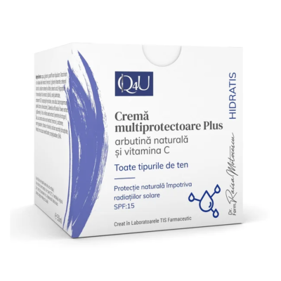 Crema multiprotectoare Plus Hidratis Q4U, 50ml, Tis Farmaceutic -
