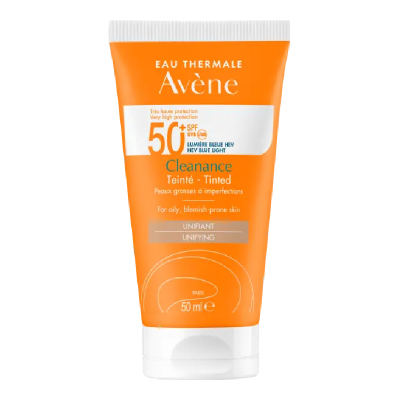 Crema nuantatoare cu SPF50+Triasorb Cleanance, 50 ml, Avene -