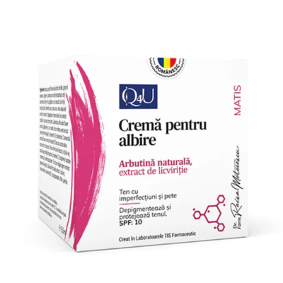 Crema pentru albire Matis Q4U, 50 ml, Tis Farmaceutic -