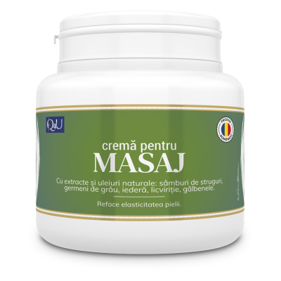 Crema pentru masaj Q4U, 500 ml, Tis Farmaceutic -