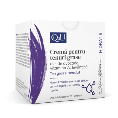 Crema cu levantica pentru tenuri grase, 50ml, Tis Farmaceutic -