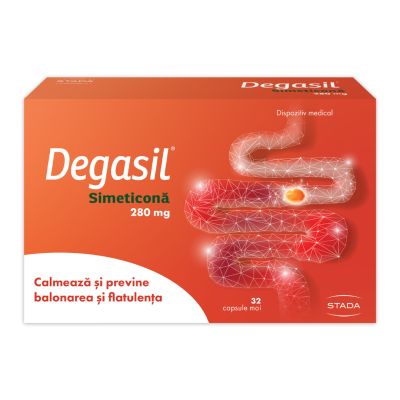 Degasil, 32 capsule moi, Stada -
