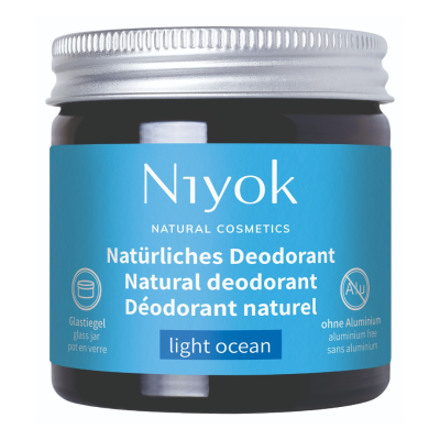 Deodorant crema Light Ocean, 40 ml, Niyok -
