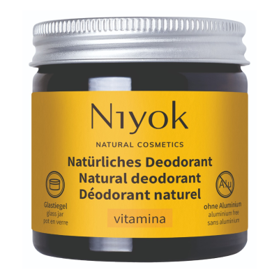 Deodorant crema cu Vitamina C, 40ml, Niyok -