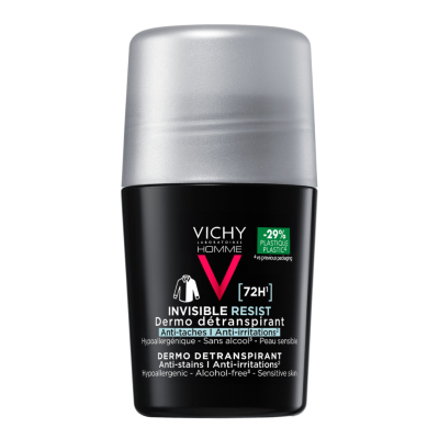 Deodorant roll-on Invisible Resist 72H Homme, 50 ml, Vichy -