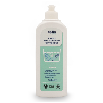 Detergent lichid pentru biberoane si vesela, 500 ml, Apfia Care -