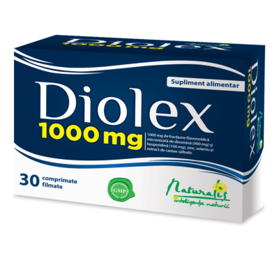 Diolex 1000, 30 comprimate filmate, Naturalis -