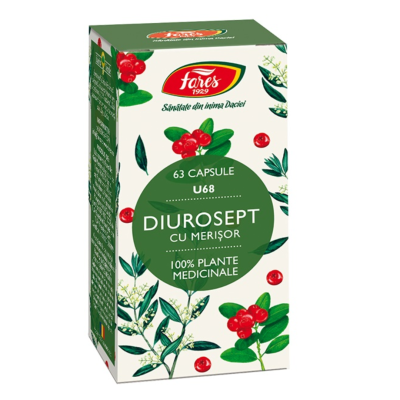Diurosept U68, 63 capsule, Fares -
