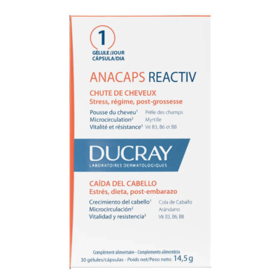 Anacaps Reactiv, 30 capsule, Ducray -