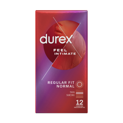 Prezervative Feel Intimate, 12 bucati, Durex -