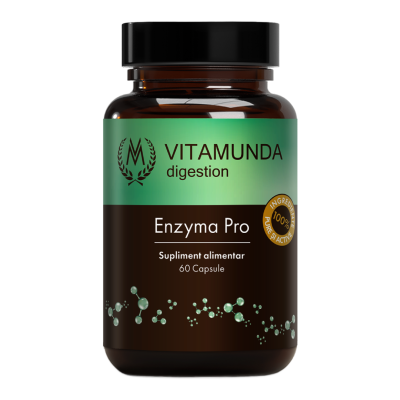Enzyma Pro, 60 capsule, Vitamunda -