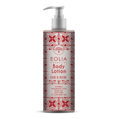 Lotiune de corp cu Acid Hialuronic si Trandafir, 250 ml, Eolia -