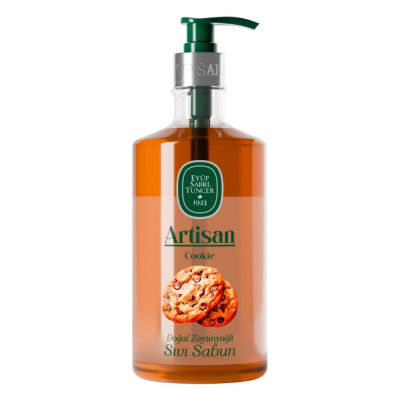 Sapun lichid cu ulei natural de masline Cookie Artisan, 600ml, Eyüp Sabri Tuncer -
